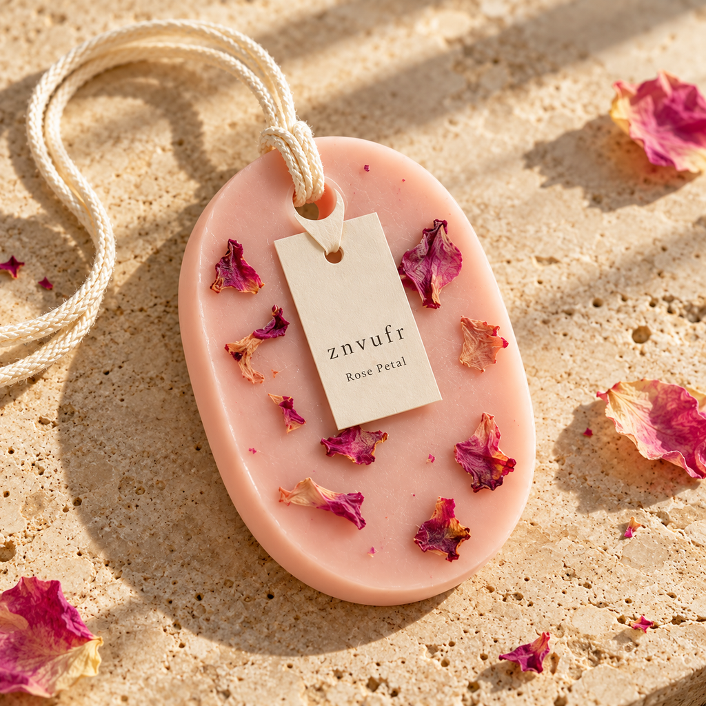 znvufr Rose Petal Scented Wax Tablet detail